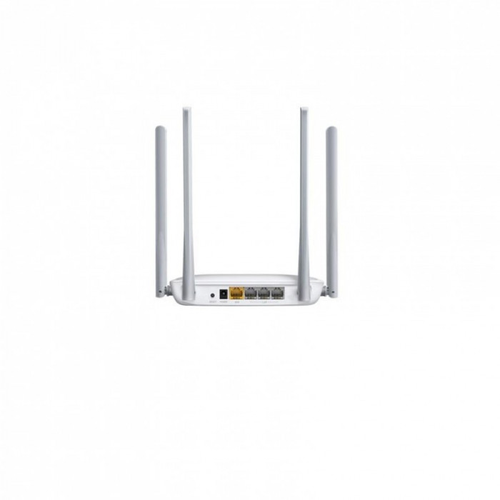 Router wireless Mercusys, 300 Mbps, 4 antente, Alb