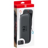 Husa transport + Folie de protectie pentru Nintendo Switch 2, Negru