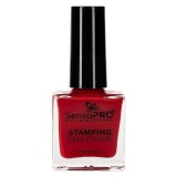 Cumpara ieftin Lac de Unghii pentru Stampila, SensoPRO Milano, Red 10ml