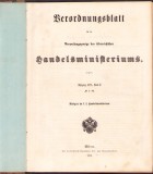 HST C6054 Verordnungsblatt... des &Ouml;sterreichischen Handelsministeriums 1852