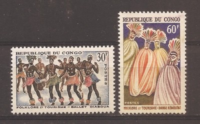 Congo 1964 - Folclor și Turism, MNH foto
