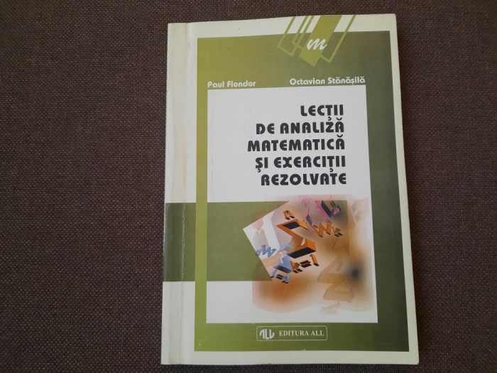 O STANASILA - LECTII DE ANALIZA MATEMATICA SI EXERCITII REZOLVATE 13/2
