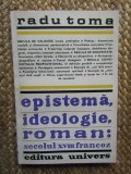 Radu Toma - Epistema, ideologie, roman: secolul XVIII francez