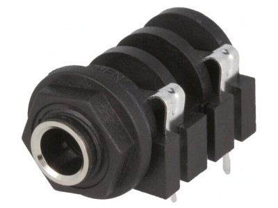 Soclu Jack 6,3mm Mono 90&amp;deg; THT foto