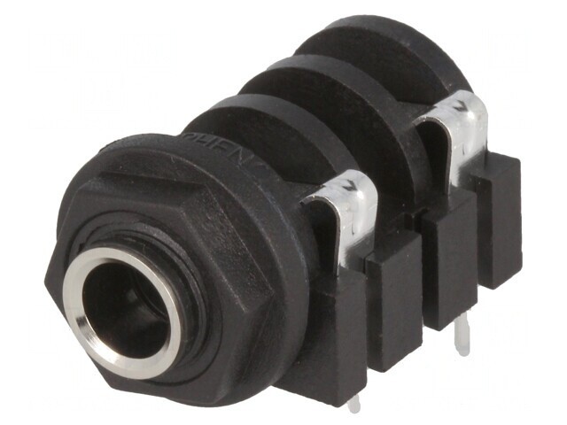 Soclu Jack 6,3mm Mono 90&deg; THT