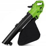 Cumpara ieftin Suflanta Electrica 220V si Aspirator cu Tocator 3-in-1 pentru Frunze, Putere 3500W, 270 km/h, Sac Colector 45L