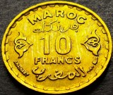 Cumpara ieftin Moneda istorica 10 FRANCI - MAROC, anul 1952 * cod 1338 = excelenta, Africa