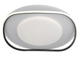 Plafoniera Freya LED 55W IP20, alb+negru, Erste