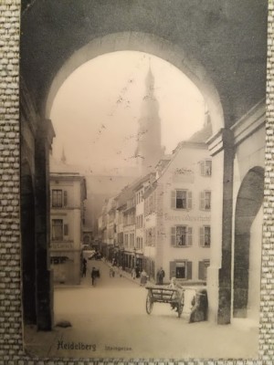 CP 1909, Heidelberg - București, către G. G. Longinescu chimist, Academia Rom&amp;acirc;nă foto