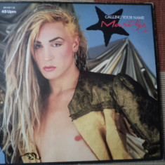 marilyn calling your name disc vinyl 12" Maxi Single muzica synth pop 1983 VG+