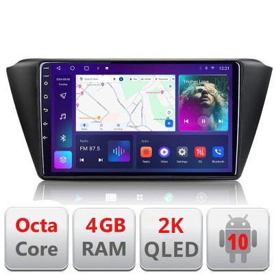 Navigatie Skoda Fabia 2015- C-541 Android Octa Core Ecran 2K QLED GPS 4G 4+32GB 360 KIT-541+EDT-E409-2K CarStore Technology foto