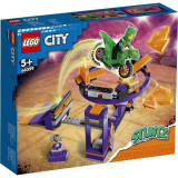 LEGO CITY PROVOCAREA DE CASCADORII PE RAMPA CU SARITURA PRIN COS 60359