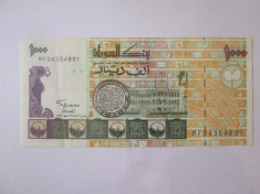 Sudan 1000 Dinars 1996 stare buna/f.buna foto