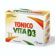 Tonico Vita D3, 60 comprimate, Terapia foto