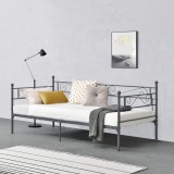 Pat metalic KeravaDG otel sinterizat 200 Kg gri inchis mat [en.casa] HausGarden Leisure