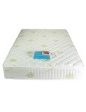 Saltea cu arcuri impachetate individual, Pocket Spring Milano, 160x200x24cm, fermitate mediu spre soft, sistem de aerisire perimetral, Saltex, Din Poliuretan, 160x200