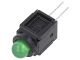 LED 5mm Verde 30mA Lentilă 60&deg;