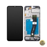 Display cu Touchscreen Samsung Galaxy A03 A035 cu Rama Versiune G Negru Service Pack GH81-21626A