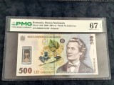Bancnotă gradată 500lei din 2009 PMG67EPQ