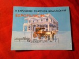Colita Nicaragua 1984 - Muzeul Comunicatiilor - Expozitie Expofilnic 84 , stampilat