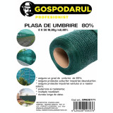 Plasa de umbrire ,2X50 M,80g m2,80%