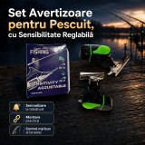 Set Avertizoare pentru Pescuit, cu Sensibilitate Reglabilă