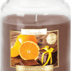 Lumanare parfumata bispol borcan premium line - chocolate orange