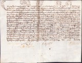 PM260N Bulă papală emisă de Papa Clemens al XIII-lea, 1762, pe pergament