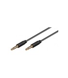 Cablu audio Jack 3.5 mm 4 pini tata-tata 1.5m Goobay