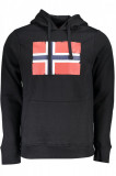 Cumpara ieftin Hanorac barbati cu imprimeu cu logo negru, XL, Norway