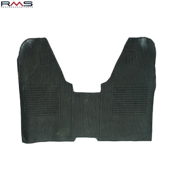 Covoras cauciuc picioare Piaggio Ape 50 (69-17) - Ape FL - FL2 - FL3 (89-99) - RST (99-03) - culoare: negru - set 2 bucati