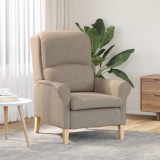 VidaXL fotoliu Gri taupe 76 x 94 x 102 cm Microfibră