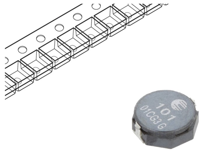 Inductor SMD 100uH 0,8A