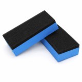 Cumpara ieftin Set 2 aplicatoare detailing auto din spuma 6,7 x 2,7 x 1,2 cm, bureti pentru aplicarea coatingului ceramic, cerii si dressingului, reutilizabili, alba