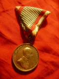 Medalie Fr. Josef - Pentru Vitejie argint , 1917