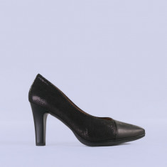 Pantofi dama piele Pavia negri foto