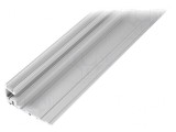 Profil Aluminiu Anodizat 1m pentru Module LED Mat &icirc;n Trepte