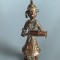 Figurina din foaie de cupru, arta asiatica, orientul indepartat, anii 1950