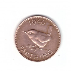 Moneda Anglia 1 farthing 1946, stare excelenta, curata
