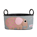 Organizator Carucior 3 Sprouts Elefant - Accesorii Carucior Copii, Suport Bauturi, Depozitare Scutece, Telefon