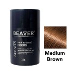 Pudra fibre din par natural saten mediu Beaver 12g