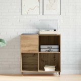 VidaXL Dulap pentru discuri de vinil stejar artizanal 85 x 38 x 89 cm 862909