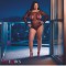 Body negru Scandal Plus Size Off
