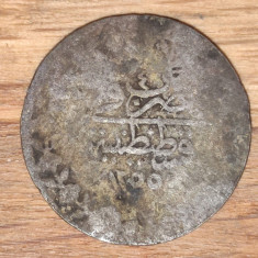 Imperiul otoman -raritate- Yirmilik / 20 para - 1842 - argint slab -Abdülmecid I