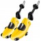 Set 2 sanuri pentru largit si alungit incaltaminte, universale, reglabile, plastic si metal, marime 41-47, galben negru