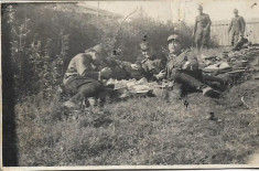 C252 Fotografie ofiteri romani Bucov 1928-1929 foto