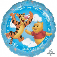 Balon botez folie metalizata 43cm Winnie The Pooh It&amp;#039;s a Boy foto