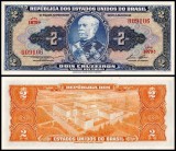 Brazilia 1954 - 2 cruzeiros UNC