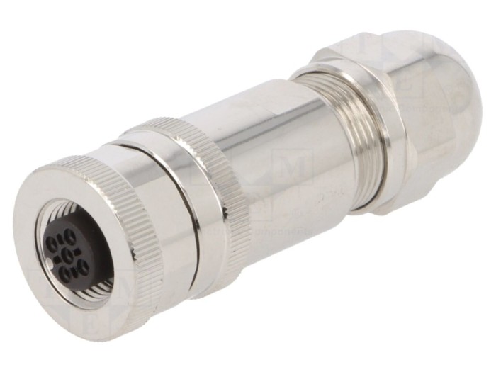 Conector M12 mamă 5 pini IP67