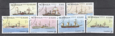 Nicaragua 1990 Ships used DE.028 foto